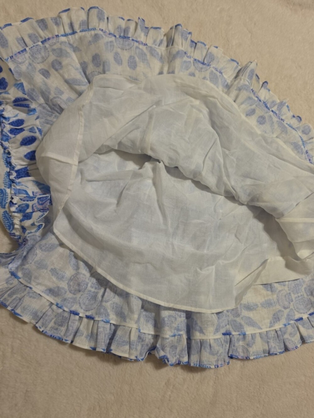 Hill House Blue Floral Skirt And Top - Picture 9 of 11